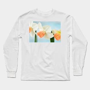 Narcissus  &#39;Pink Charm&#39;  Div.  2 Large-cupped]]Daffodil Long Sleeve T-Shirt